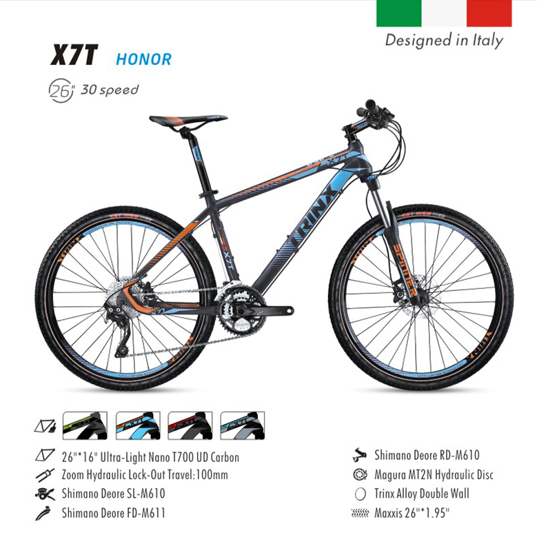 Bicicleta TRINX "X7T"