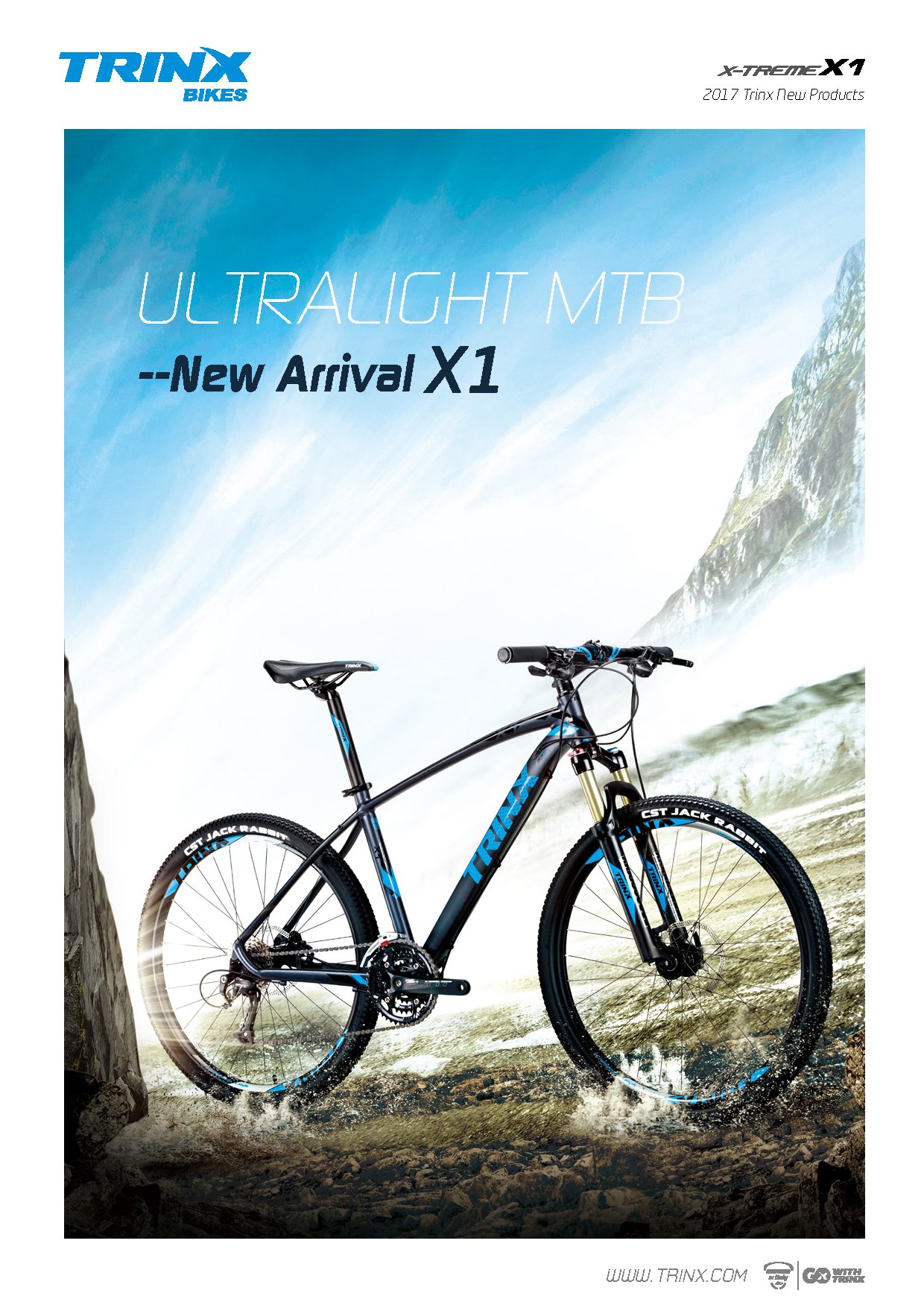 Bicicleta TRINX "X1"