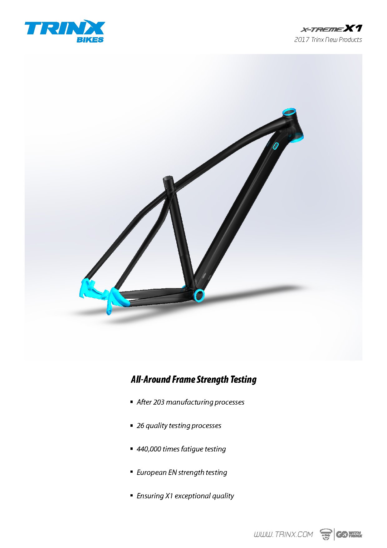 Bicicleta TRINX "X1"